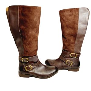 Lucky Brand Zosha leather ridding boots